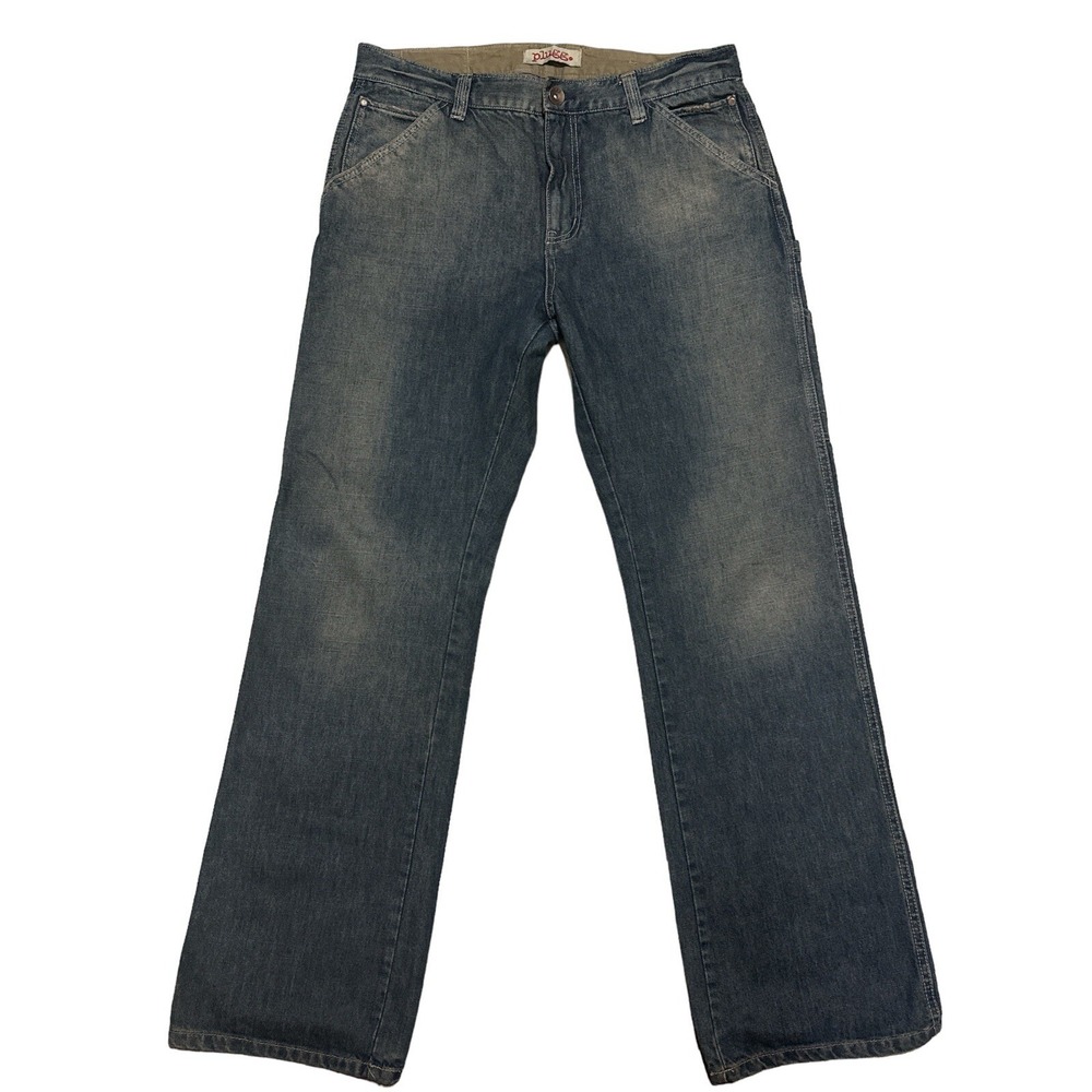 Plugg Men's Denim Carpenter Jeans Relaxed Straight 100%CottSize 34X32 RN # 95705